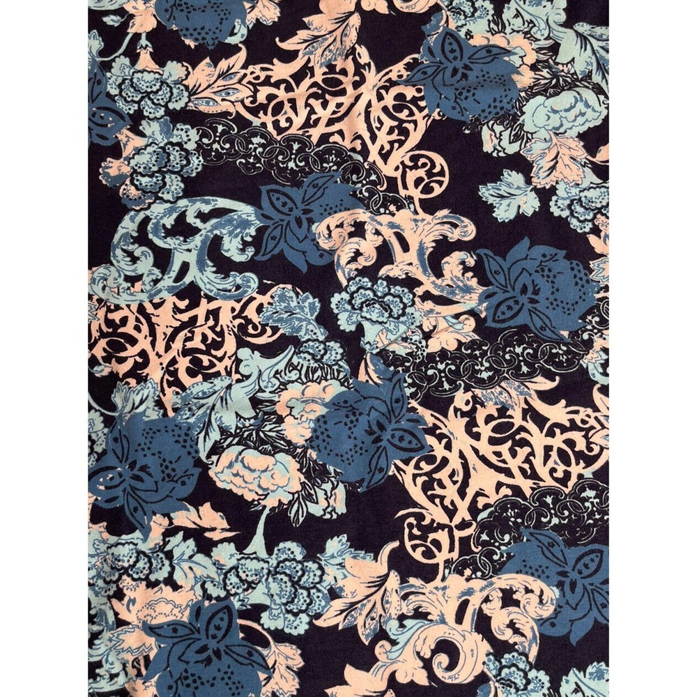 NEW Free People Intimately Blue Floral Paisley Lace Stretch Bodycon Dress Size S - Picture 7 of 7